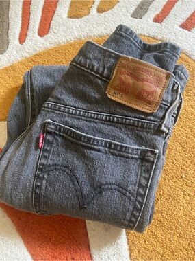 Levi's 501 vintage Women's Charcoal High-Rise Jeans
